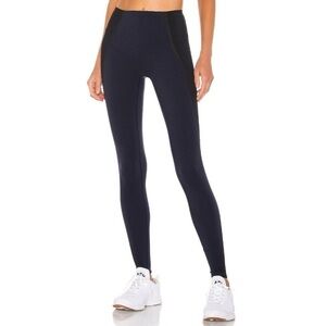 Spanx Expose Mesh Contour Shaping Leggings LapisNights Medium NWT